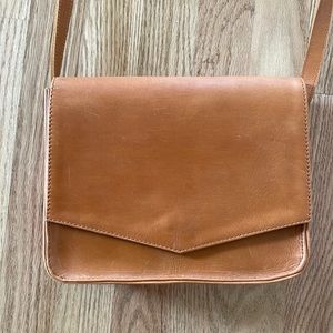ABLE camel colored leather purse